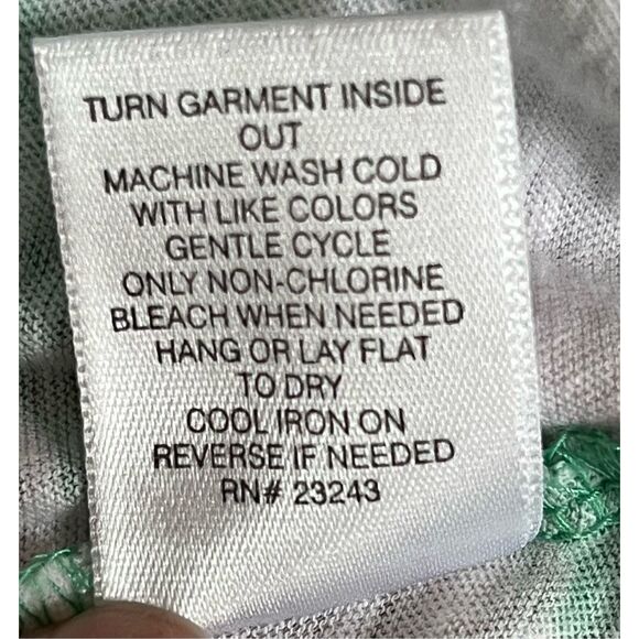 Soho New York Tank Top with Green Stripes - sz Med St Patricks Day - Picture 8 of 10